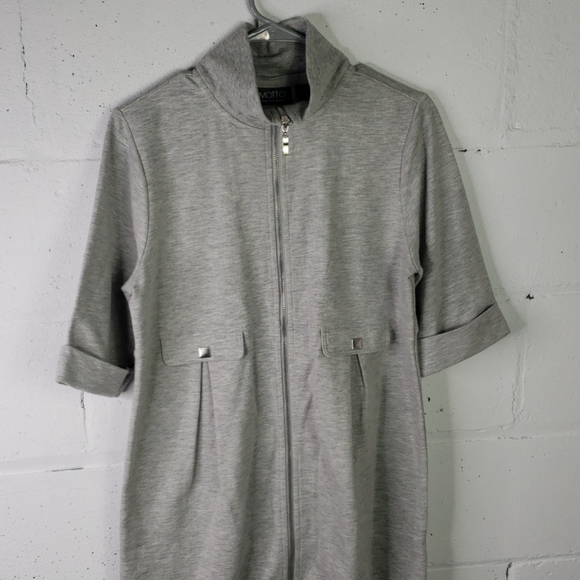 Motto short sleeve sweater - Picture 1 of 6